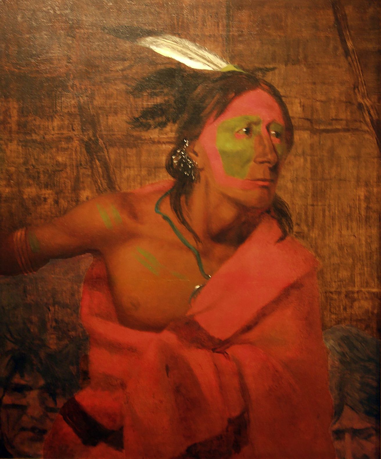 Winnebago portrait by Charles Deas